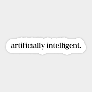 Artificially Intelligent Sticker